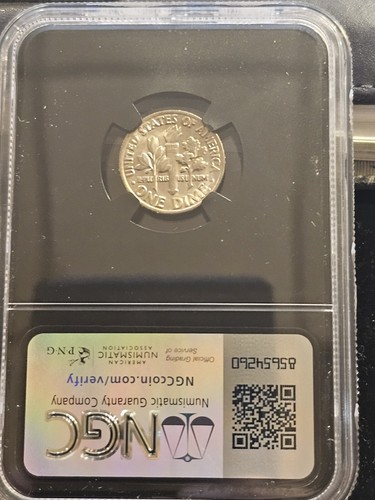 1983-P NGC MS67 Roosevelt Dime Original Bag Fragment Series - Picture 2 of 2