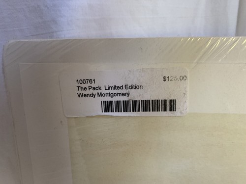 Orig Art Work Signed # By Wendy Montgomery “The Pack” Limited Edtition New - Picture 8 of 8