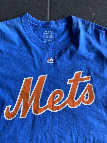 Yoenis Cespedes New York Mets baseball 2015 World Series T Shirt Size XL - Picture 3 of 11