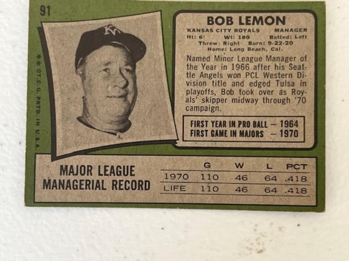 1971 Topps Set Break #470 Bob Oliver EX-SHIPS FREE - Picture 2 of 2