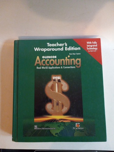 GLENCOE ACCOUNTING FIRST YEAR COURSE REAL-WORLD By Guerrier00 - Hardcover Mint - Picture 1 of 2