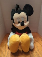 Disney Mickey Mouse Plush Backpack With Coin Purse in Head
