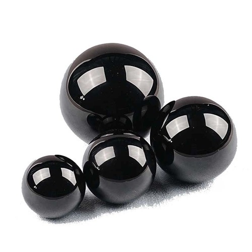 Black Round Glass Beads 1mm 1.5mm 2mm to 200mm Decorative Sphere Crystal Ball - Picture 5 of 6