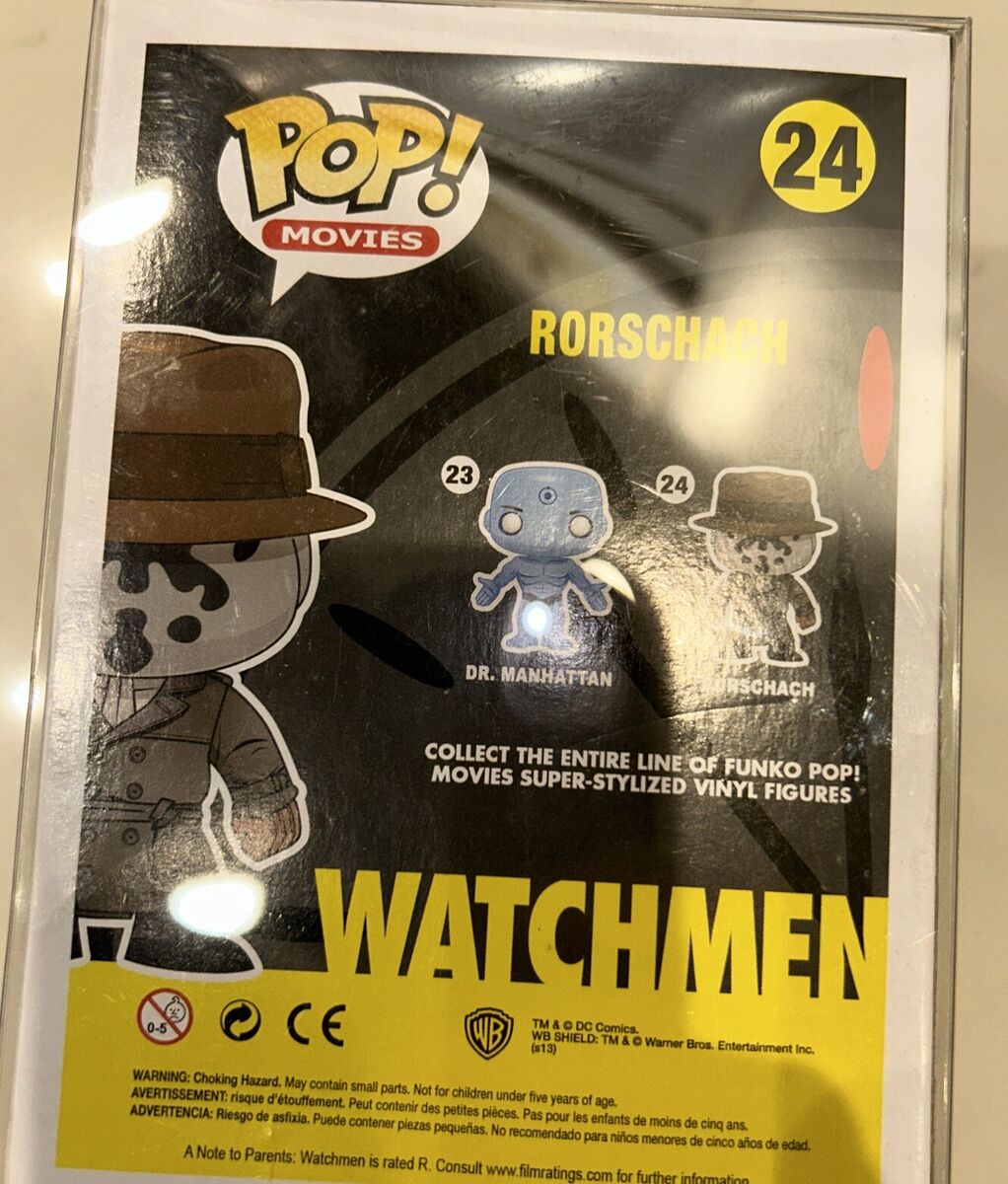 Funko Pop! Watchmen Rorschach Figurine #24 Vaulted Retired Funko Pop! Watchmen Rorschach Figurine #24 Vaulted Retired