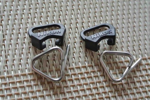 Nikon Genuine Triangle Rings Camera Strap Metalrings 2 & Protector 2 NEW Japan - Picture 17 of 24