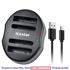 Kastar Battery Dual Charger for Canon NB-4L NB4L NB-4LH NB4LH CB-2LV VIXIA mini