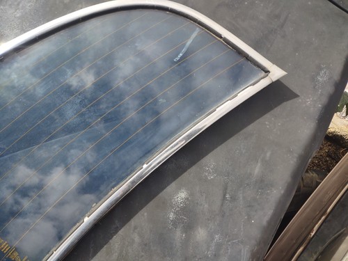 1982 - 1990 Jaguar XJS Coupe Hardtop Rear Back Glass Windshield Used Look - Picture 9 of 24