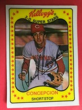 1981 Kellogg's DAVE CONCEPCION  #28 Cincinnati Reds 
