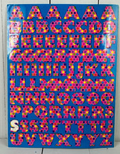 Vintage Lisa Frank Sticker Sheet Polka Dot Die Cut Pink Rainbow 1990s 90s Cute