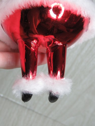 Vintage Santa's Best European De Carlini STIL mundgeblasenes Glas Weihnachtsmann Ornament LESEN - Bild 13 von 16