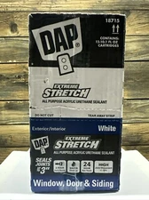 12 Pack - Dap Extreme Stretch 10.1 Oz. White Crackproof Elastomeric Sealant Tube