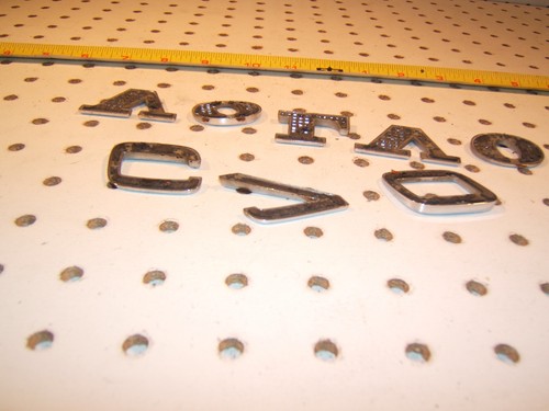 Volvo 1998 C70 Coupe rear deck lid VOLVO C70 Plastic Chrome 1 set of 2 Emblems - Bild 9 von 12