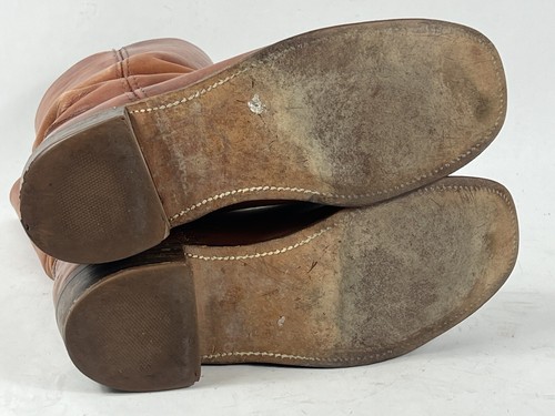 Vintage Frye 2934 Mens Size 10 D Boots Brown Leather Campus Cowboy Made USA - Picture 7 of 14