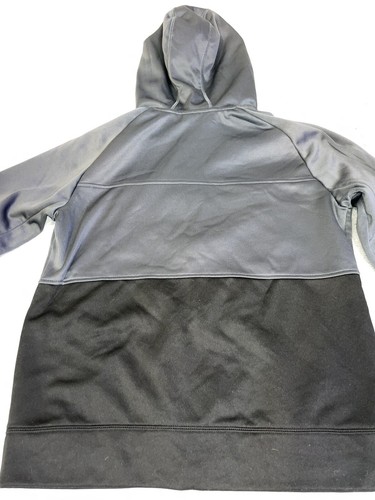 Hind Mens Small ZIP Jacket With Hood Gray/Black With Orange Zippers - Picture 12 of 14
