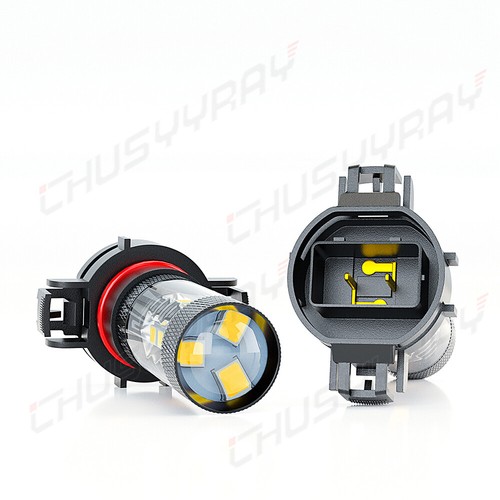 COB LED 5201 H16 PSX24W 2504 40W Golden Yellow Replace Fog Light Bulb DRL - Picture 4 of 14