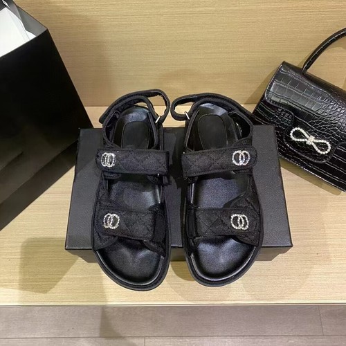 Women Summer Flat Sandals Letter C Casual Beach Fashion Shoes UK Size 3-7 Gift - Picture 18 of 27