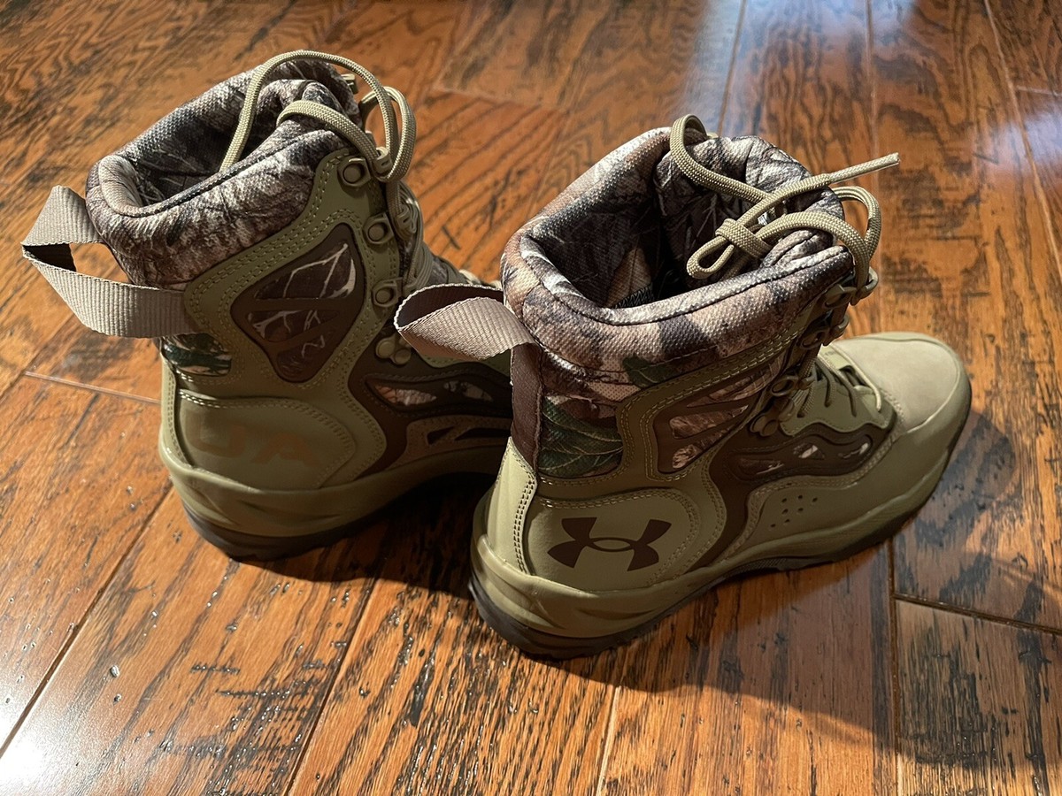 Under Armour UA Charged Raider Leather Waterproof Tactical Boots Mens 8 NEW Under Armour Men main image 2