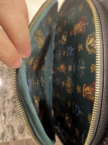 Harry Potter TRILOGY SERIES 2 Triple Pocket Loungefly Wizardry Mini Backpack NWT - Picture 6 of 12