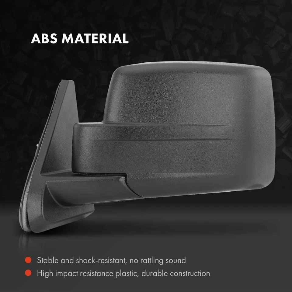 Espejo retrovisor manual negro conductor y pasajero para Jeep Patriot 2007 2008 2009 2010-2017 Foto 3 de 4