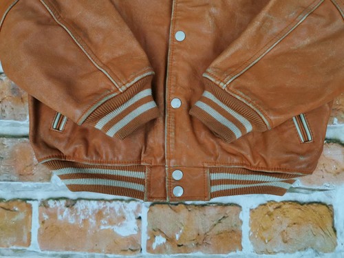 Diesel Children Vintage Leather Old German Orange Casual Size: 158/10 Tip Top - Picture 5 of 7