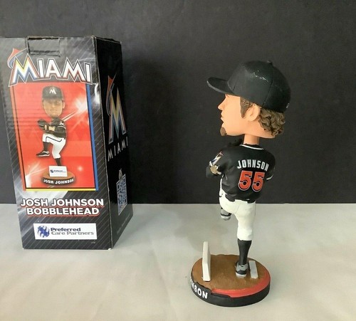 Miami Florida Marlins Josh Johnson 7” Tall Bobblehead MLB Baseball - Picture 5 of 6