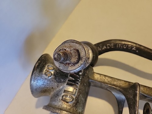 Molinillo de carne LF&C Climax 50 de colección montaje en mesa manivela hecha en EE. UU. - Imagen 9 de 14