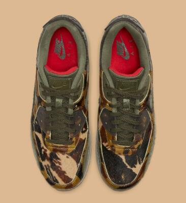 Nike Air Max 90 Camo Croc/Cargo Khaki Animal Print Size 8