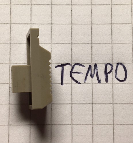 Casio CT-102 Keyboard Slider Knob Switch Tip Vintage Tempo Gray Knob - Picture 4 of 5