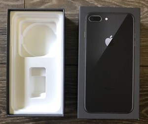 Apple iPhone 8 Plus Empty Original 250GB Space Gray *BOX ONLY*