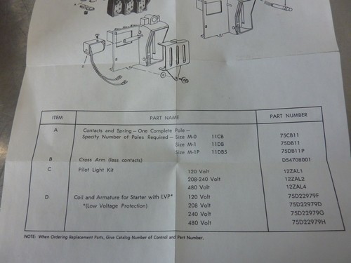 Furnas manual starter 11-GCB Class 11 (11CB,11DB,11DB5) (23090) - Picture 4 of 7