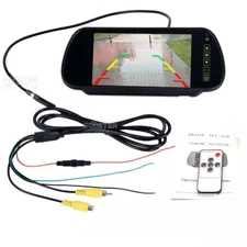 7'' LCD TFT Color Monitor for Car Bus RV Van Rear view Reversing Backup Camera