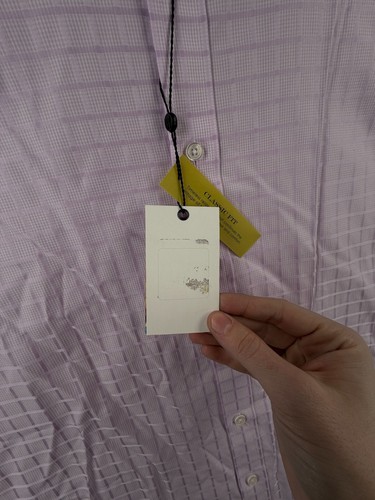 NWT Robert Graham Purple Check Button Up Shirt 2XL Classic Fit Long Sleeve - Picture 10 of 21