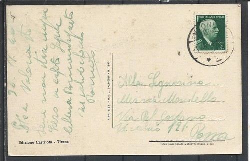 1940 ALBANIA TYRANT ALBANIAN COSTUME - Picture 2 of 2