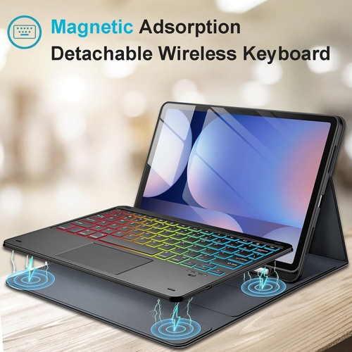 Nanhent Touchpad Keyboard Case for Samsung Galaxy Tab S10+/S9 FE+/S9+ Plus 12... - Bild 3 von 7