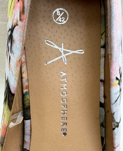Zapatos de corte de tacón alto marca Atmosphere para mujer Reino Unido 8 colores florados ajuste normal - Imagen 17 de 24