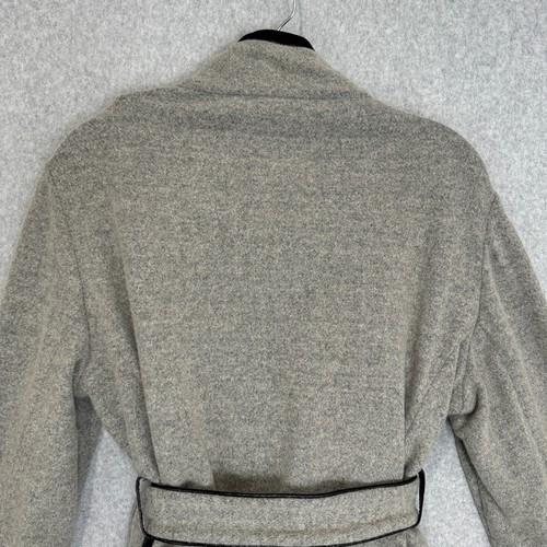Giacca con cintura Yves Saint Laurent Rive sinistra donna M grigio misto lana grande difetto - Foto 17 di 18