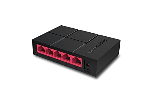 SWITCH HUB 5 PUERTOS RJ45 TENDA GIGABIT 1000Mbps ULTRA COMPACTO MINI ENVIO HOY - Imagen 2 de 3