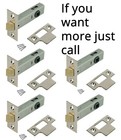 TUBULAR LATCH 2.5" Internal Door Catch Handle  NICKLE PLATE PACK SETS