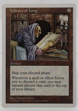 Library of Leng, 5th Edition, Magic the Gathering MTG