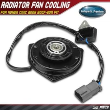 Radiator Fan Cooling Motor for Honda Civic 2006 2007 2008 2009-2011 Fit 07-08
