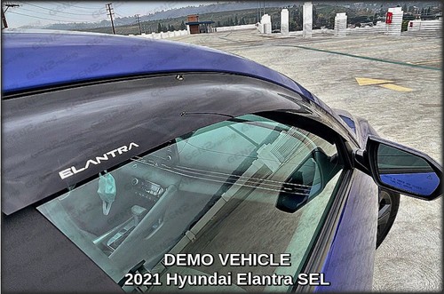 WINDOW VISORS for 2021 → 2025 Hyundai Elantra / DEFLECTOR RAIN GUARD VENT SHADE - Bild 5 von 5
