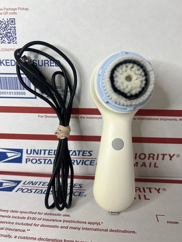 Clarisonic Mia Prima Sonic Facial Cleansing Brush W/ 2x Heads USB Charger TESTED