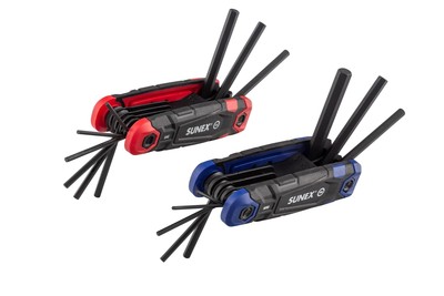 Sunex 98517F SAE/Metric/ 17 Piece Folding Hex Key Set