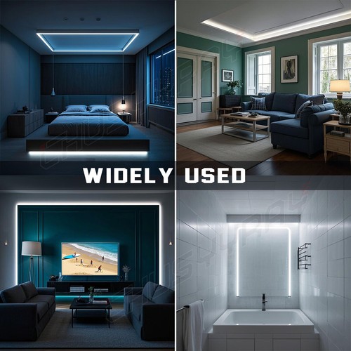 Wireless Waterproof LED Strip Light 16ft For Boat / Truck / Car/ Suv / Rv White - Picture 11 of 17