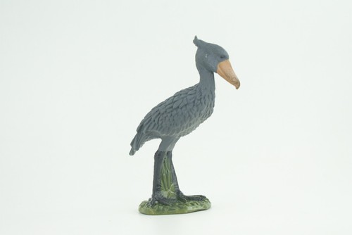 Shoebill Stork Toy, Hand Painted Realistic Rubber Bird, 3 Inches CH873 BB199 - Picture 9 of 10