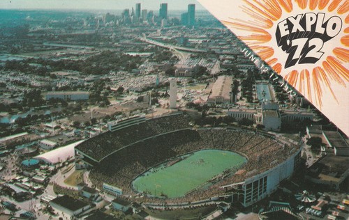 Uncommon "Explo '72" Dallas Texas Cotton Bowl Football Stadium Postcard - Picture 1 of 2