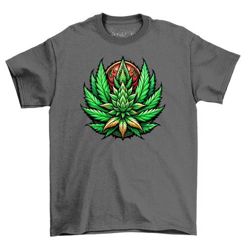 "Weed Hemp_7" Leafy Green T-shirt - Stay High on Style! Funny Unisex Tee, Perfec - Picture 2 of 46