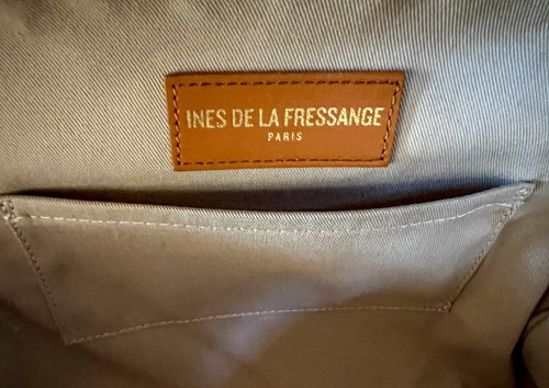 Ines de la Fressange "Desire Handbag" Paris; Leather & Rattan; Handcrafted; LE - Picture 12 of 16