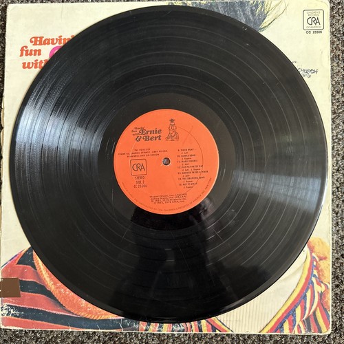 LOT Havin' Fun Ernie Bert Sesame Street Hits RECORD LP 33 Album TriFold 1972 - Picture 15 of 17