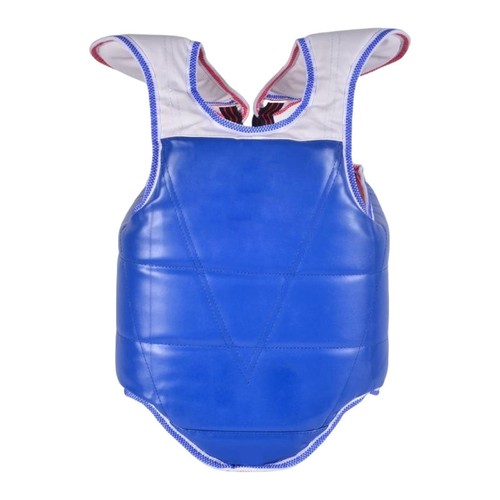 Karate Chest Guard Sanda Martial Arts Taekwondo Reversible Chest Protector - Picture 22 of 47